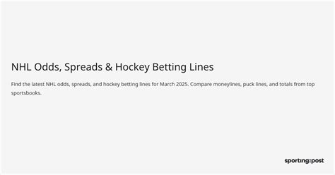 current nhl lines|NHL Odds, NHL Spreads & Hockey Betting Lines August 28, .